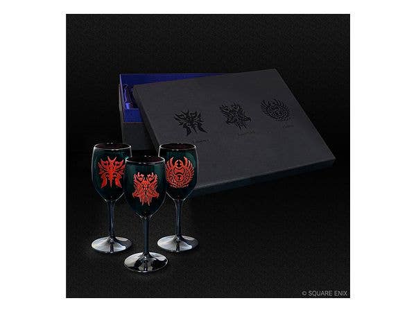 FINAL FANTASY XIV: Wine Glasses (Ascian Sigils) (3 Pieces)