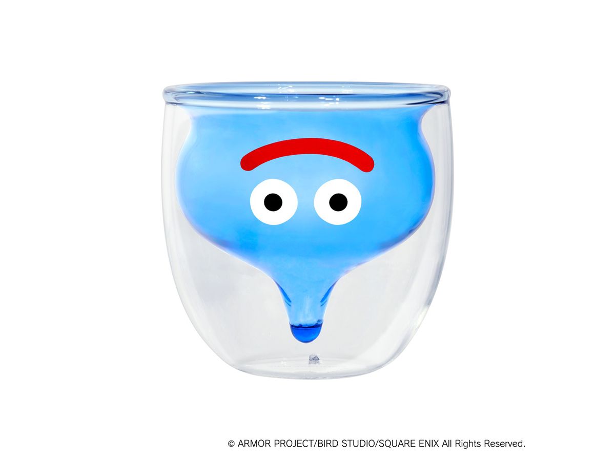 Dragon Quest Smile Slime: Double Wall Glass Slime Blue