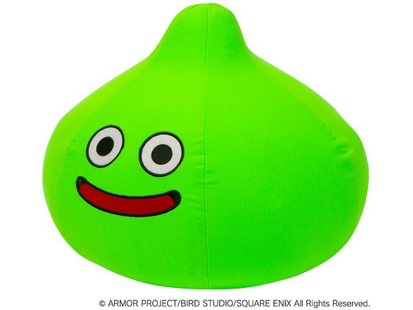 Dragon Quest Smile Slime: Beaded Cushion Lime Slime