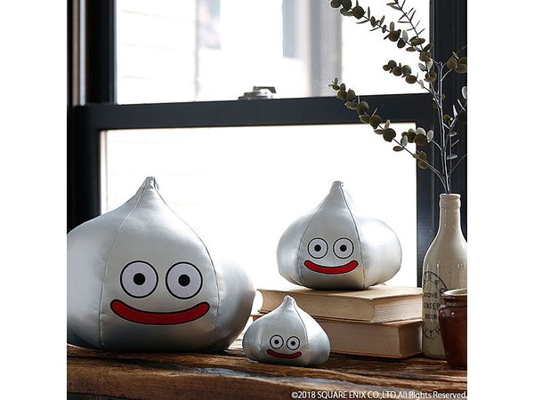 Dragon Quest: Smile Slime Plush Toy S Metal Slime (Reissue)