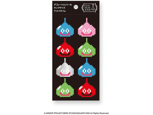 Dragon Quest Bungu: Decoration Seal King Size Dot Slime