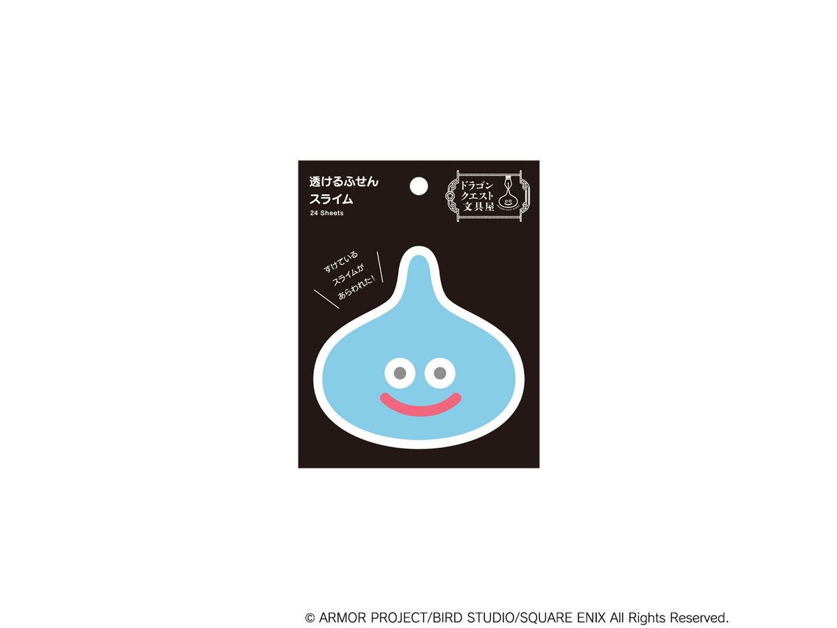Dragon Quest Stationery Shop Transparent Sticky Notes Smile (Reissue)