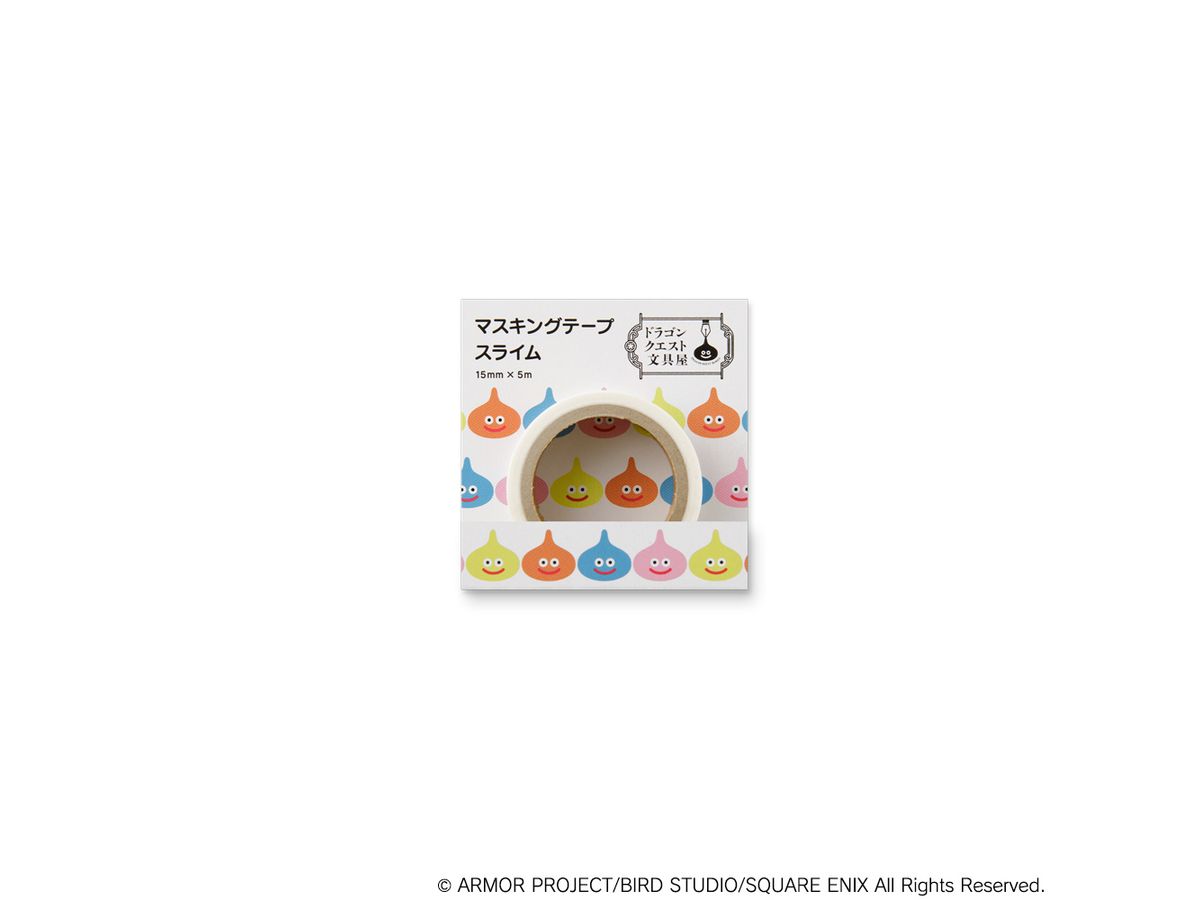 Dragon Quest Stationery Shop Masking Tape Smile (Reissue)