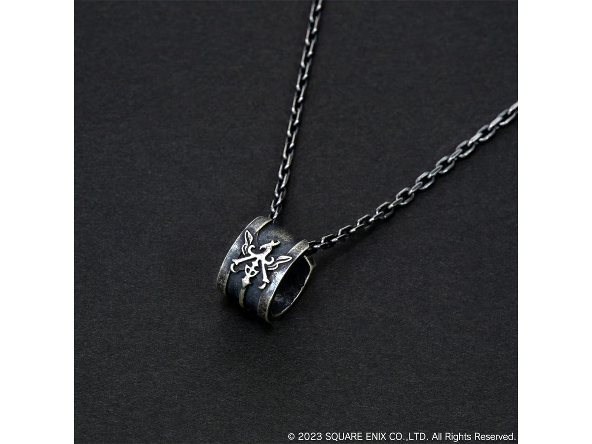 FINAL FANTASY XVI: House Rosfield Silver Ear Cuff Pendant
