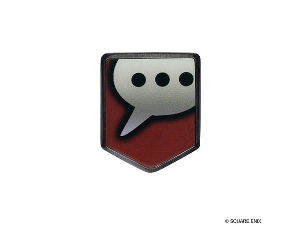 Final Fantasy XIV: Status Effect Pin Badge Silence  (Reissue)