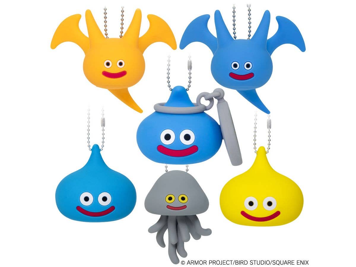 Dragon Quest: 3D Silicone Monster Keychain Slamichi Appears! Edition 1Box 12Pcs (Reissue)
