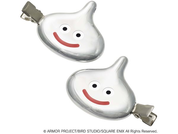 Dragon Quest Smile Slime: Cosmetics & Beauty Metal Slime Hair Clip 2P -Metallic Version-