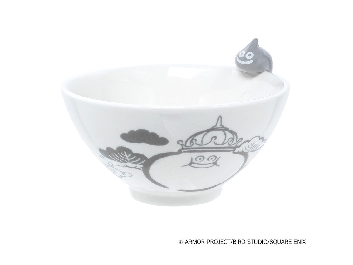 Dragon Quest Smile Slime: Japanese Series Rice Bowl Gray