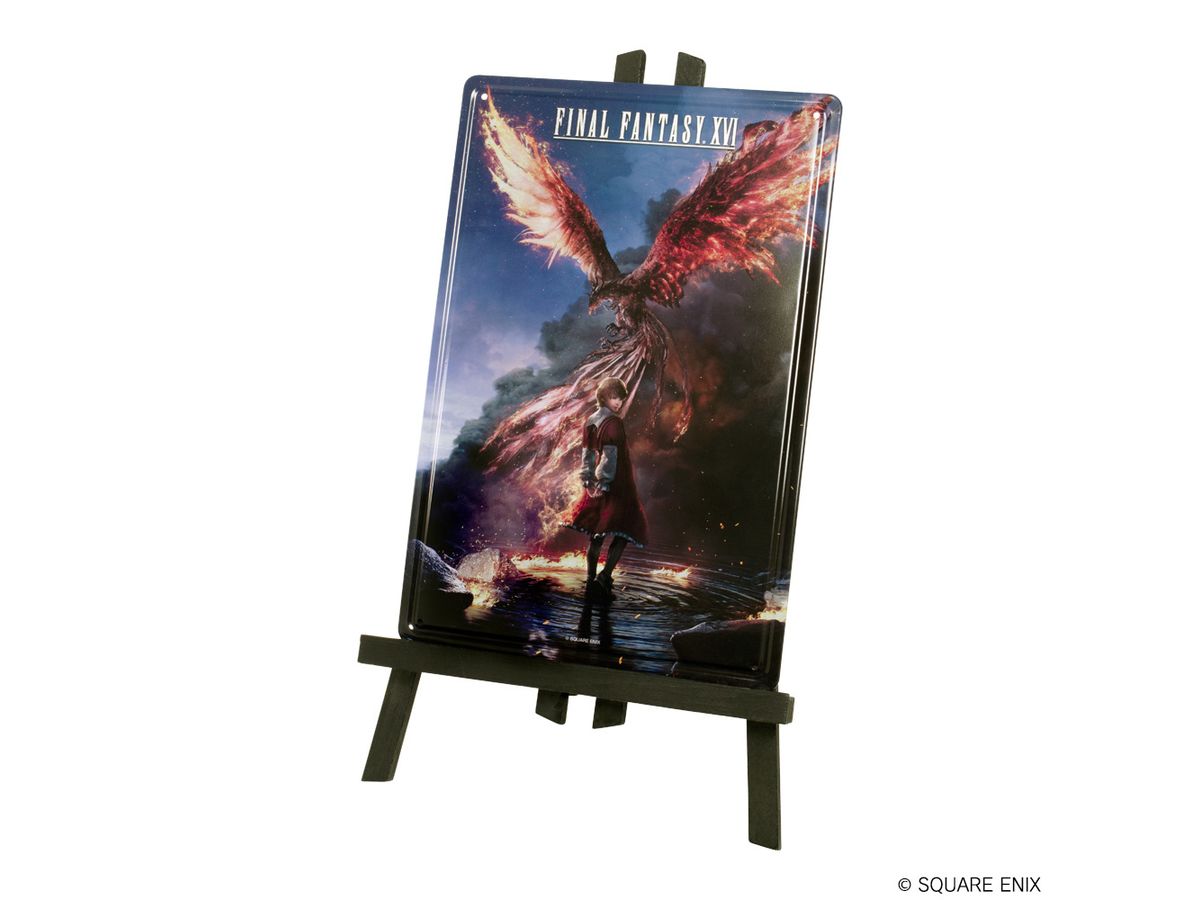 FINAL FANTASY XVI: Metal Plate with Easel Joshua & Phoenix