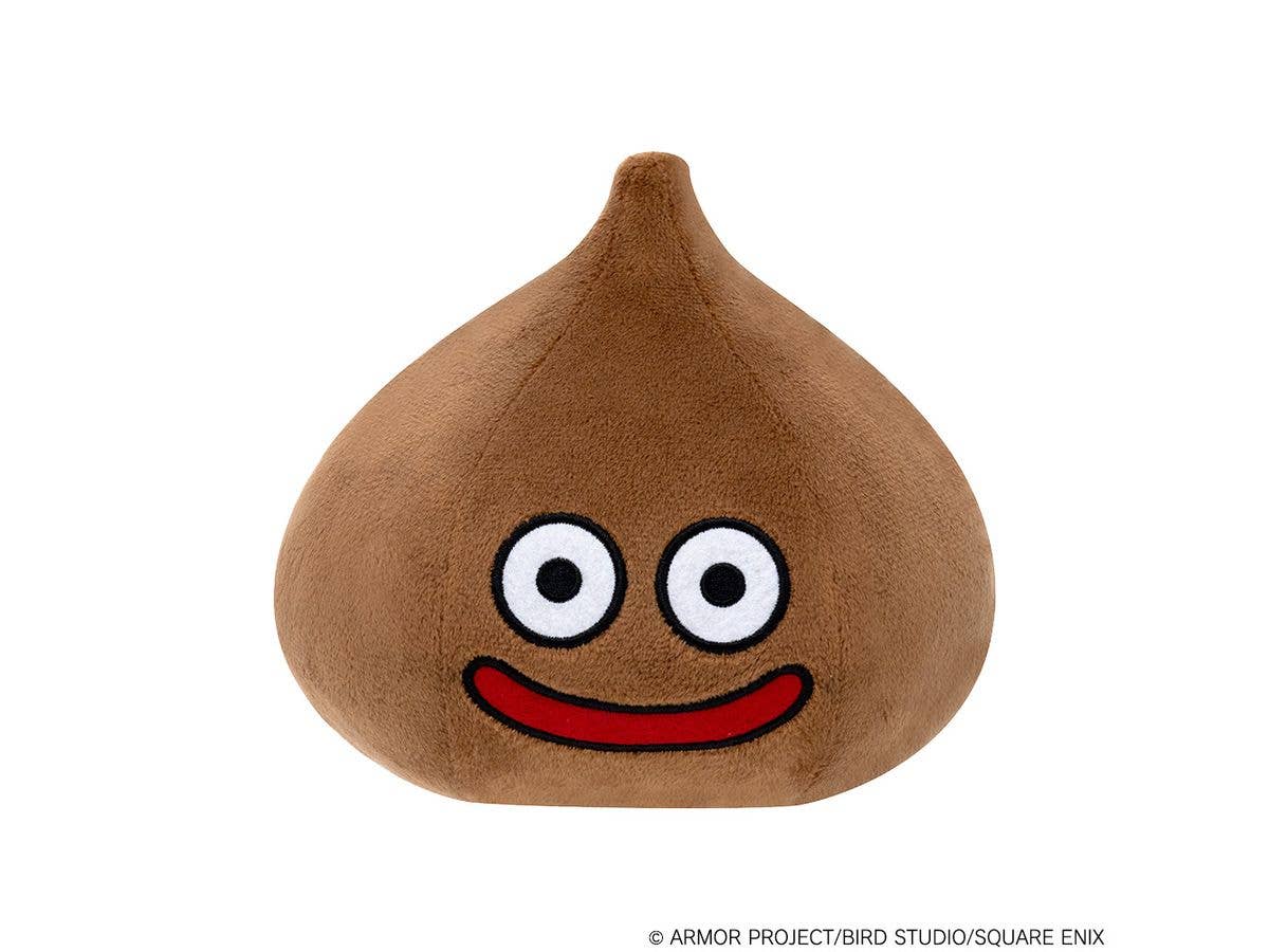 Smile Slime Plush Toy M Chocolate Slime