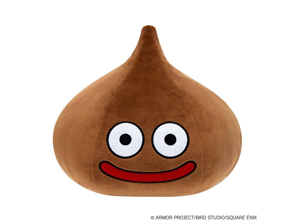 Smile Slime Plush Toy L Chocolate Slime