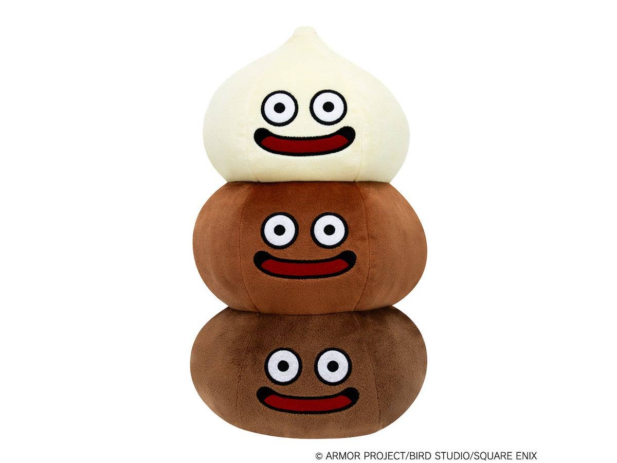 Smile Slime Plush Toy M Chocolate Tower