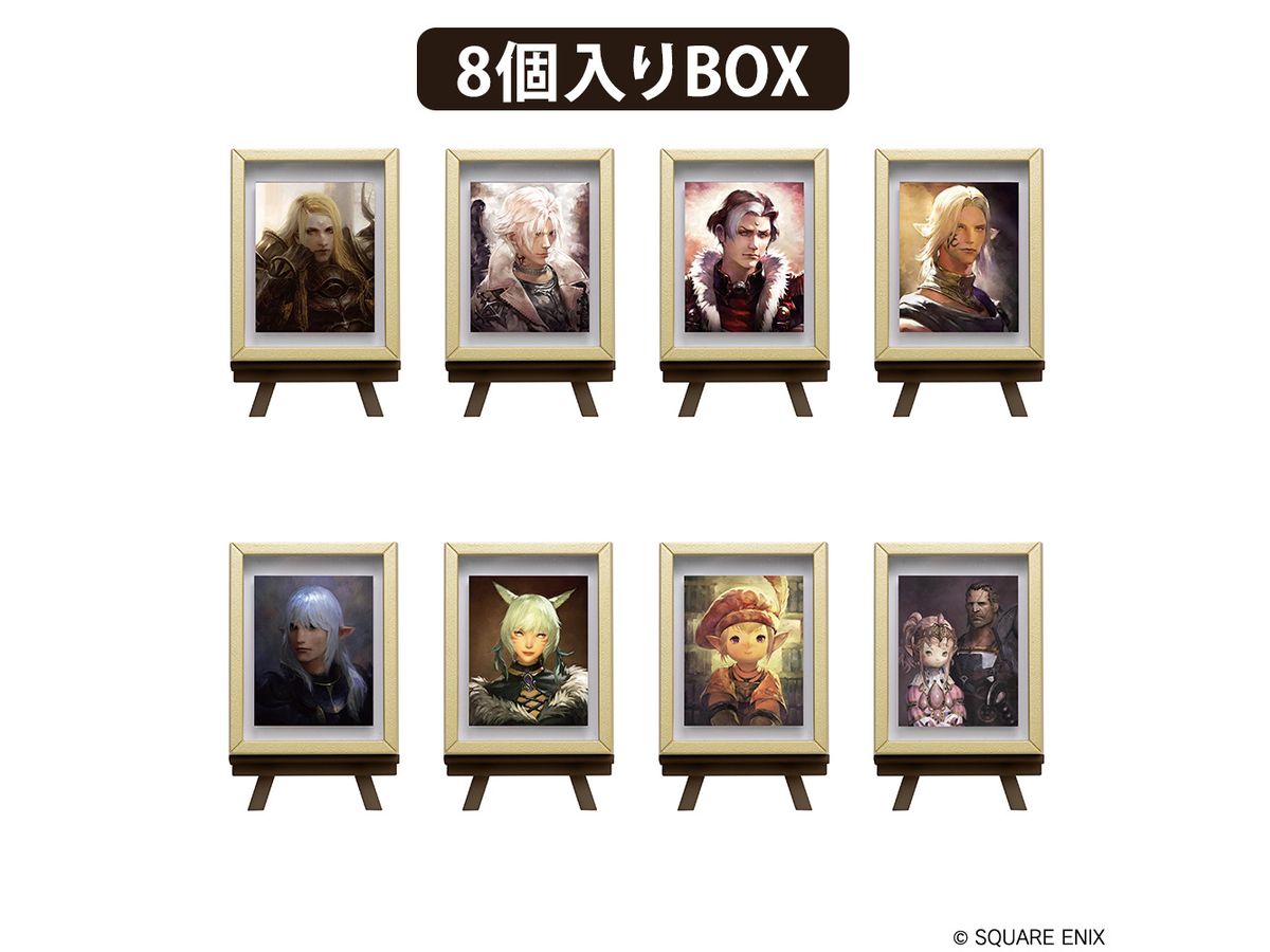 Final Fantasy XIV Frame Magnet Portrait Vol.2 1Box 8Pcs (Reissue)