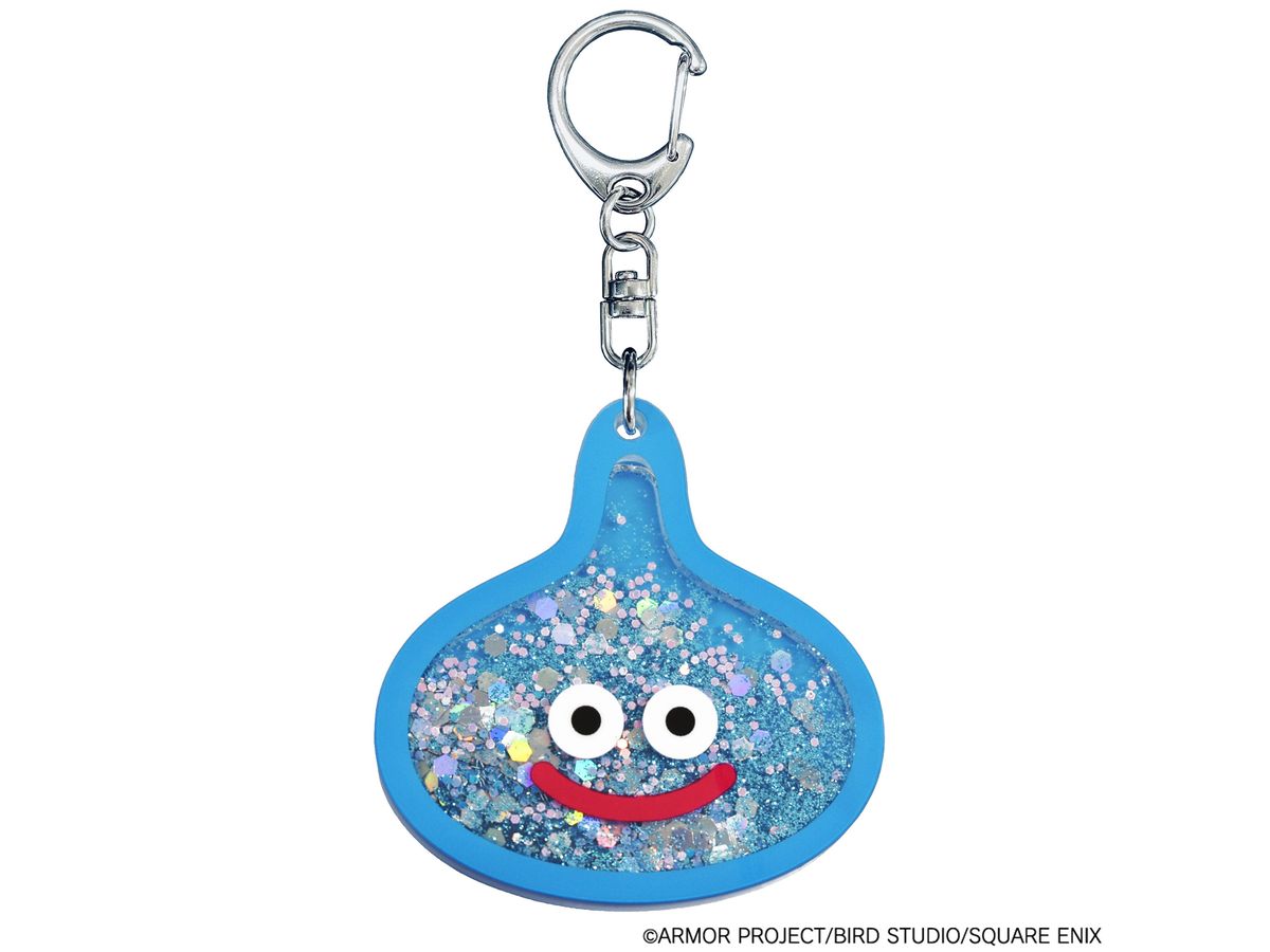 Dragon Quest: Smile Slime Sparkly With Glitter! Keychain Slime