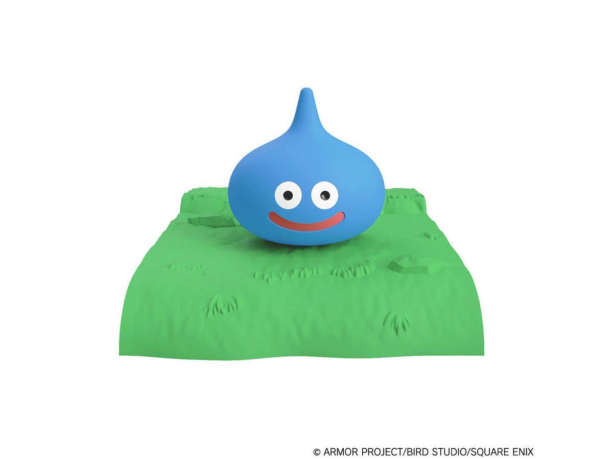 Dragon Quest Plastic Model Kit Series Slime With Grassland Base