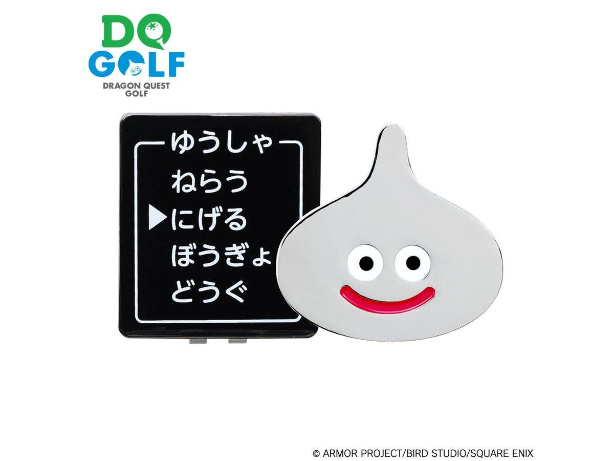 Dragon Quest Golf Clip Marker Metal Slime