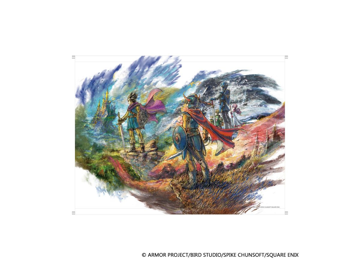 Dragon Quest Tapestry Hd-2D Version Roto Trilogy Package Illustration