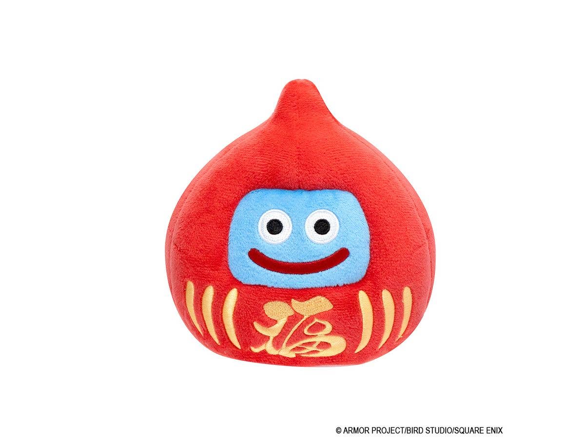 Dragon Quest: Smile Slime Plush Toy M - Daruma Slime Red