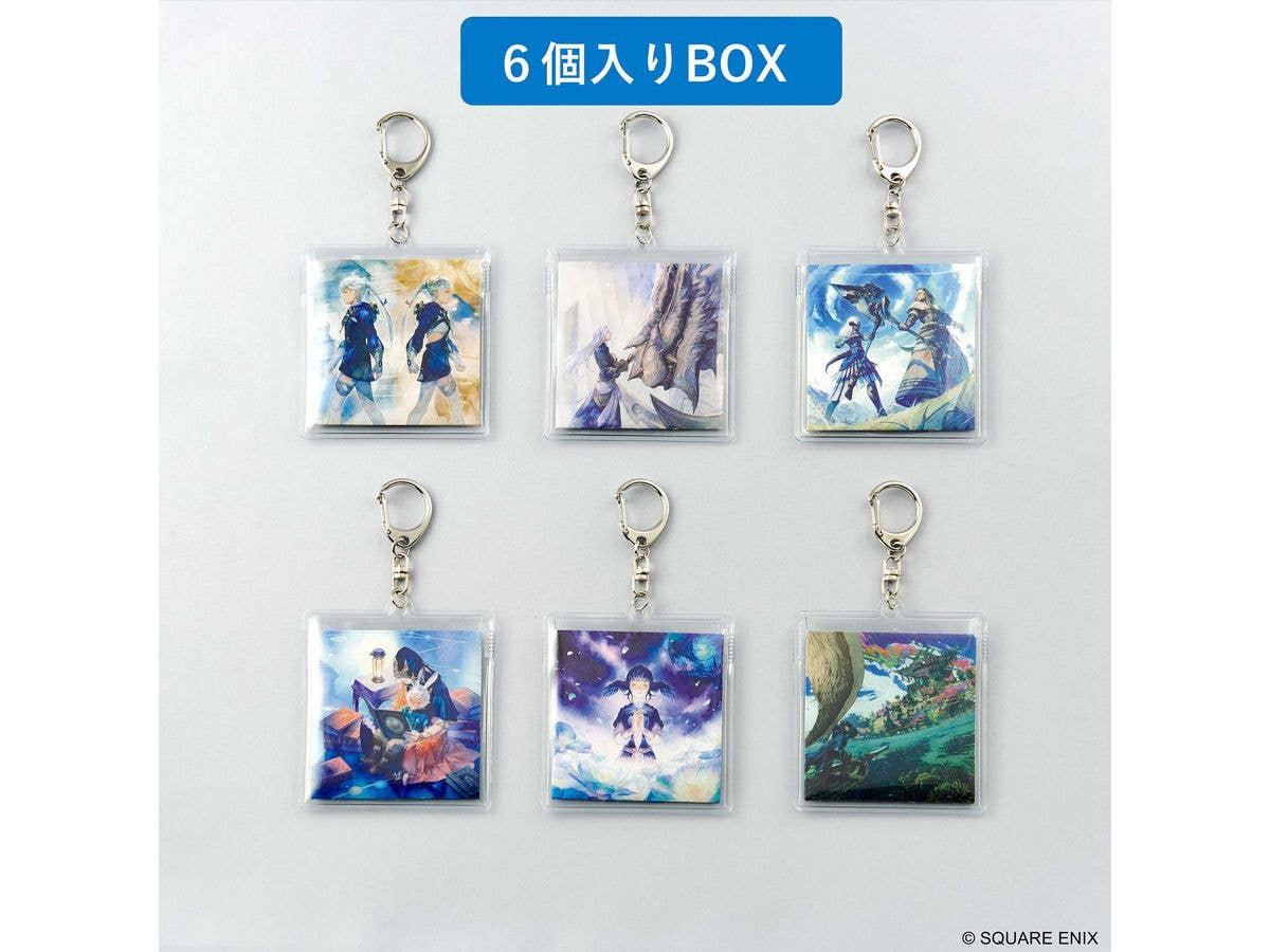 Final Fantasy XIV Music Collection Keychain Vinyl Series Vol. 2 1 Box (6 pieces)