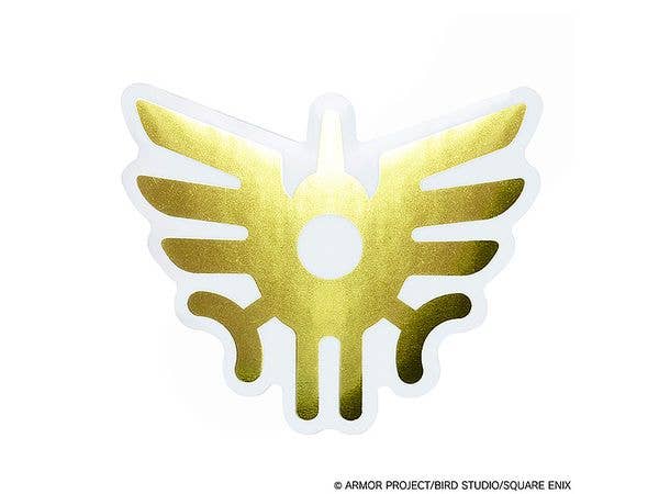 Dragon Quest: Metallic Die-Cut Sticker Erdrick's Emblem