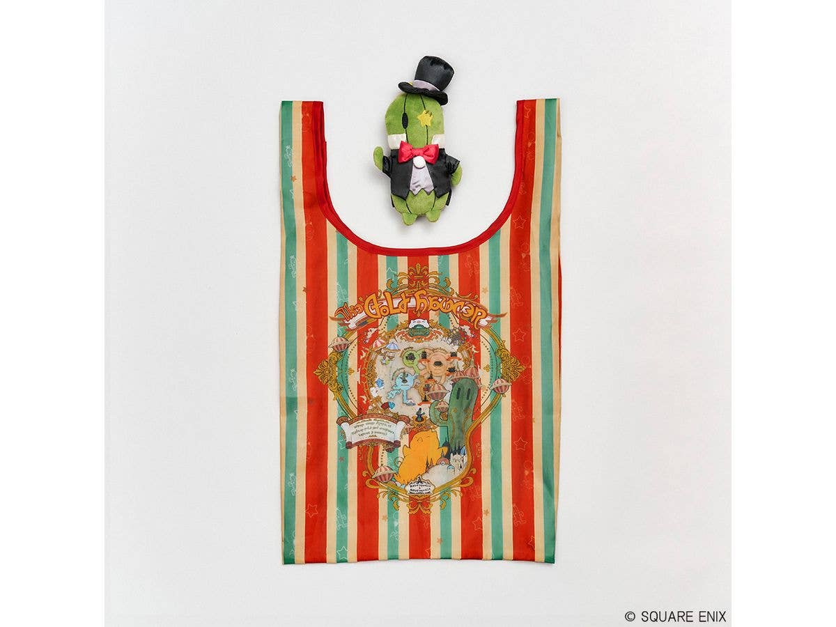 Final Fantasy XIV Plush Toy In Eco Bag (Senor Cactuar)