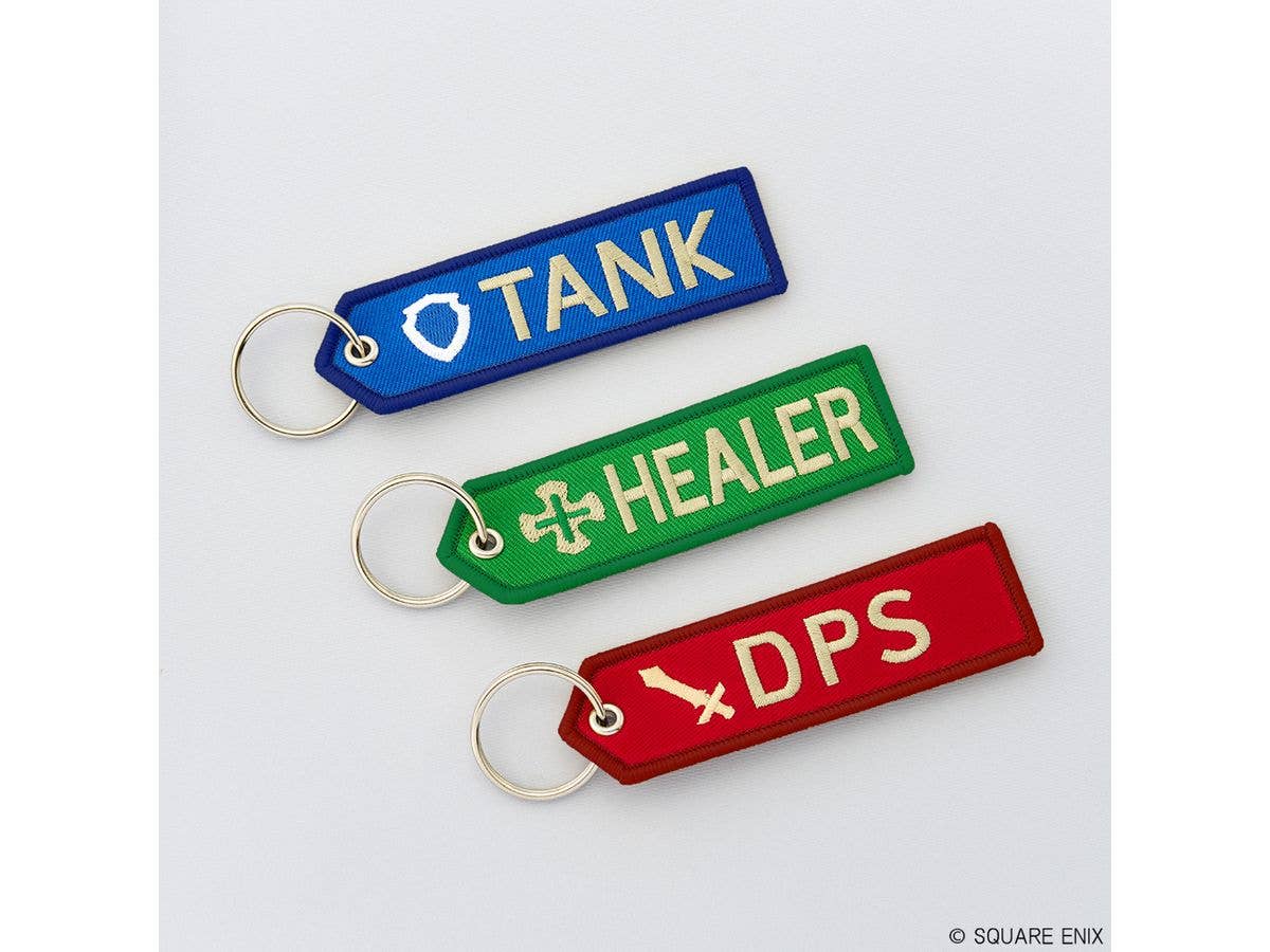 Final Fantasy XIV Flight Tag Keychain Set (Roll Icon)