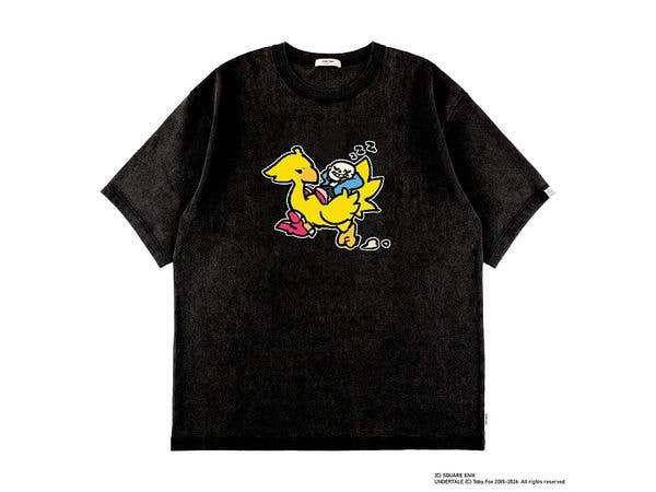 Undertale x Square Enix - Sans and Chocobo Tee L Size