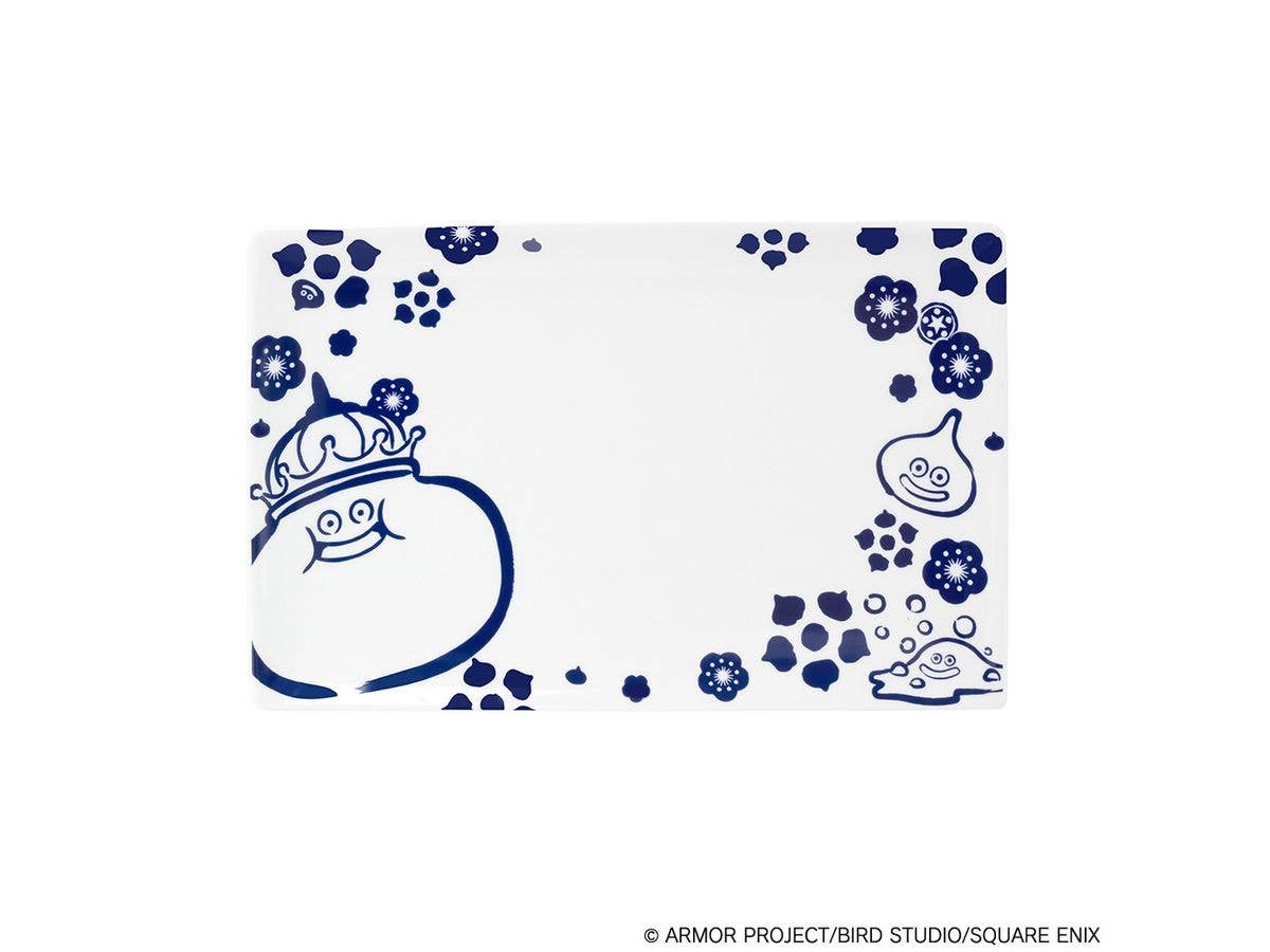 Dragon Quest: Smile Slime Japanese Series Long Plate, Blue