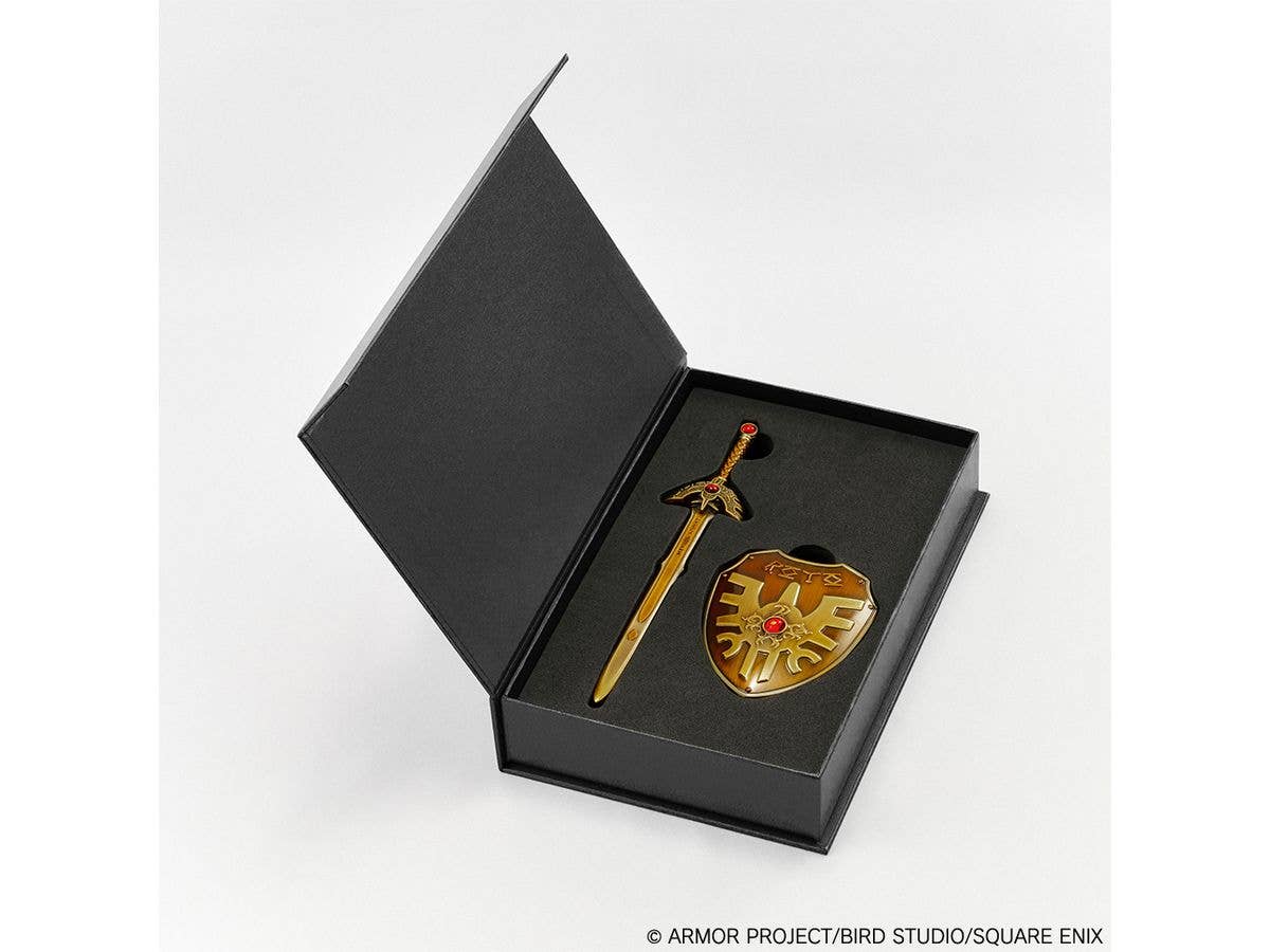 Dragon Quest Metallic Items Gallery Special: Sword of Loto & Shield of Loto 40th Anniversary Version