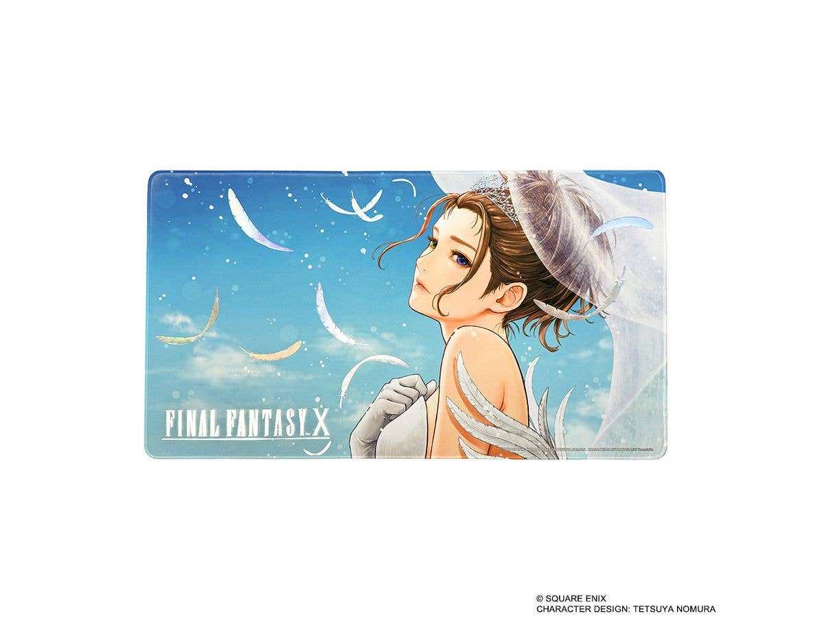 Final Fantasy X Yuna Wedding Dress Push Version Playmat