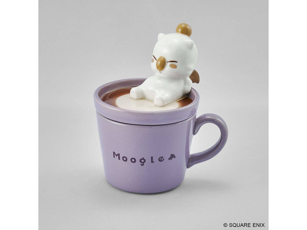 Final Fantasy Latte Art Figure Mug - Moogle