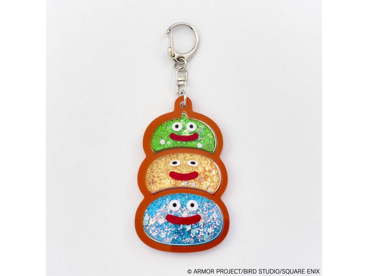 Dragon Quest: Smile Slime Glitter Keychain Slime Tower