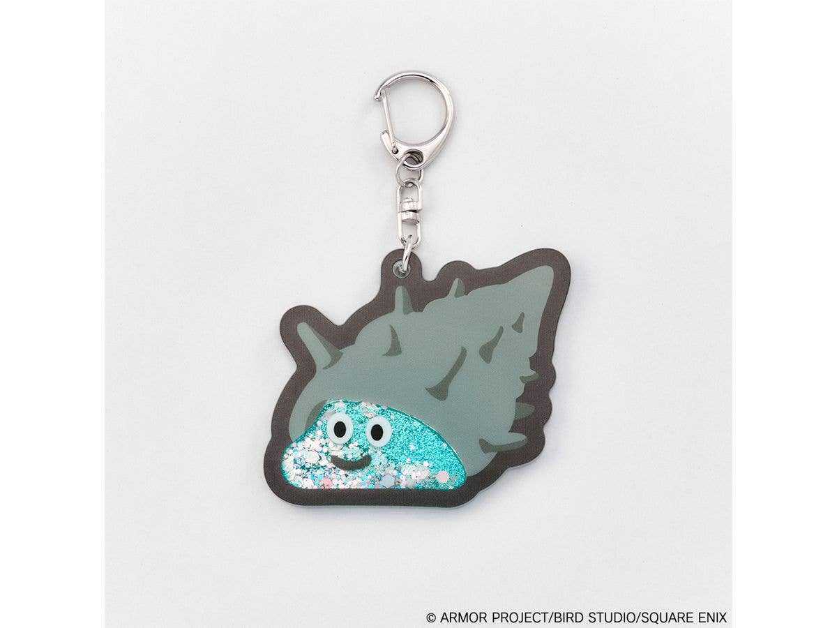 Dragon Quest: Smile Slime Glitter Keychain Marine Slime