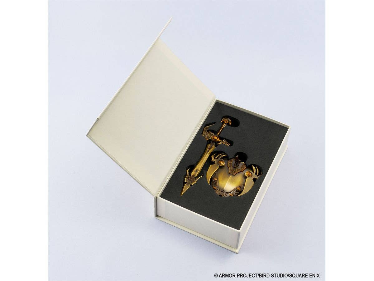 Dragon Quest Metallic Items Gallery Special: Sword of the Heavens & Shield of the Heavens -40th Anniversary Version-