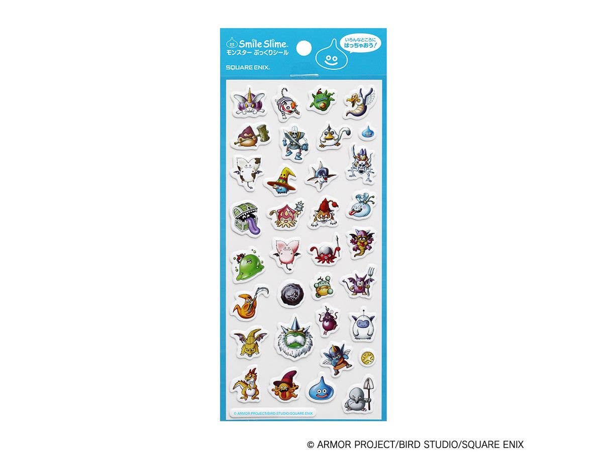 Smile Slime Monster Puffy Stickers
