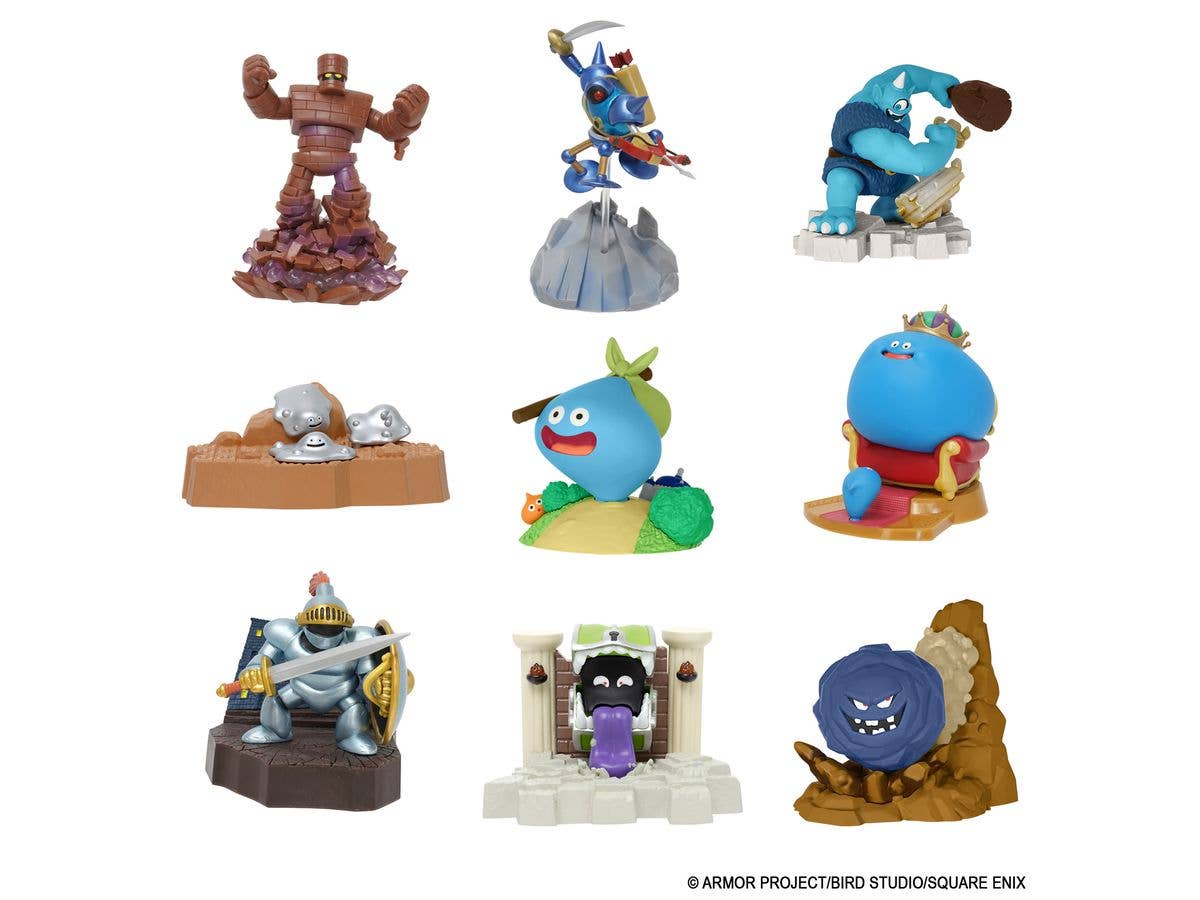 Dragon Quest: 3D Monster Picture Book Figure -Grand Collection Special- 1Box 9pcs