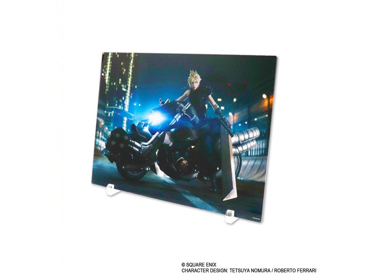 FINAL FANTASY VII REMAKE Acrylic Panel: Cloud Strife & Hardy-Daytona