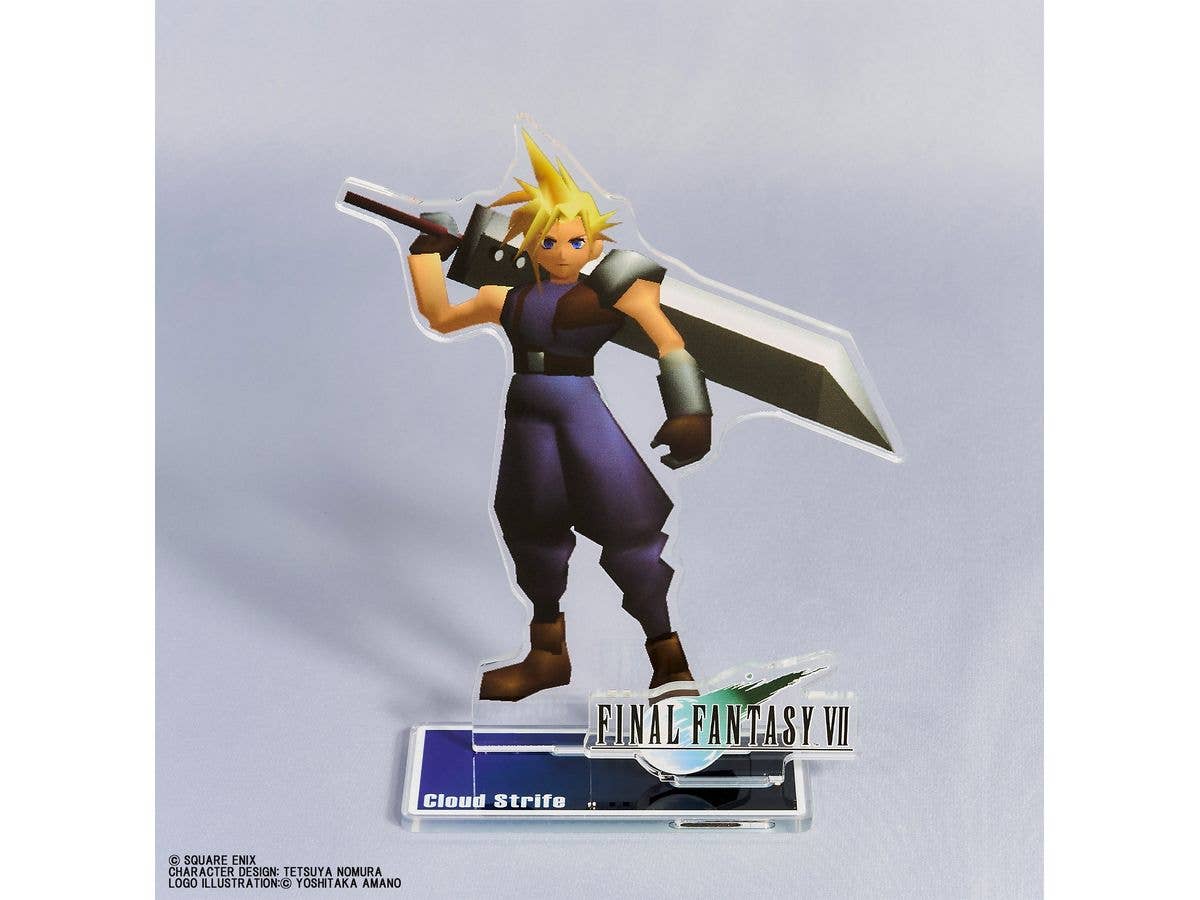 Final Fantasy VII Polygon Character Acrylic Stand: Cloud Strife