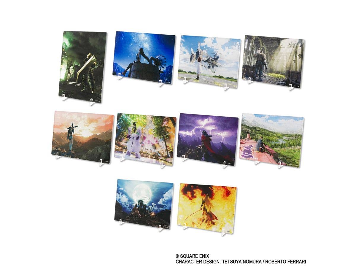 Final Fantasy VII Remake Mini Acrylic Panels:  1Box (10pcs)