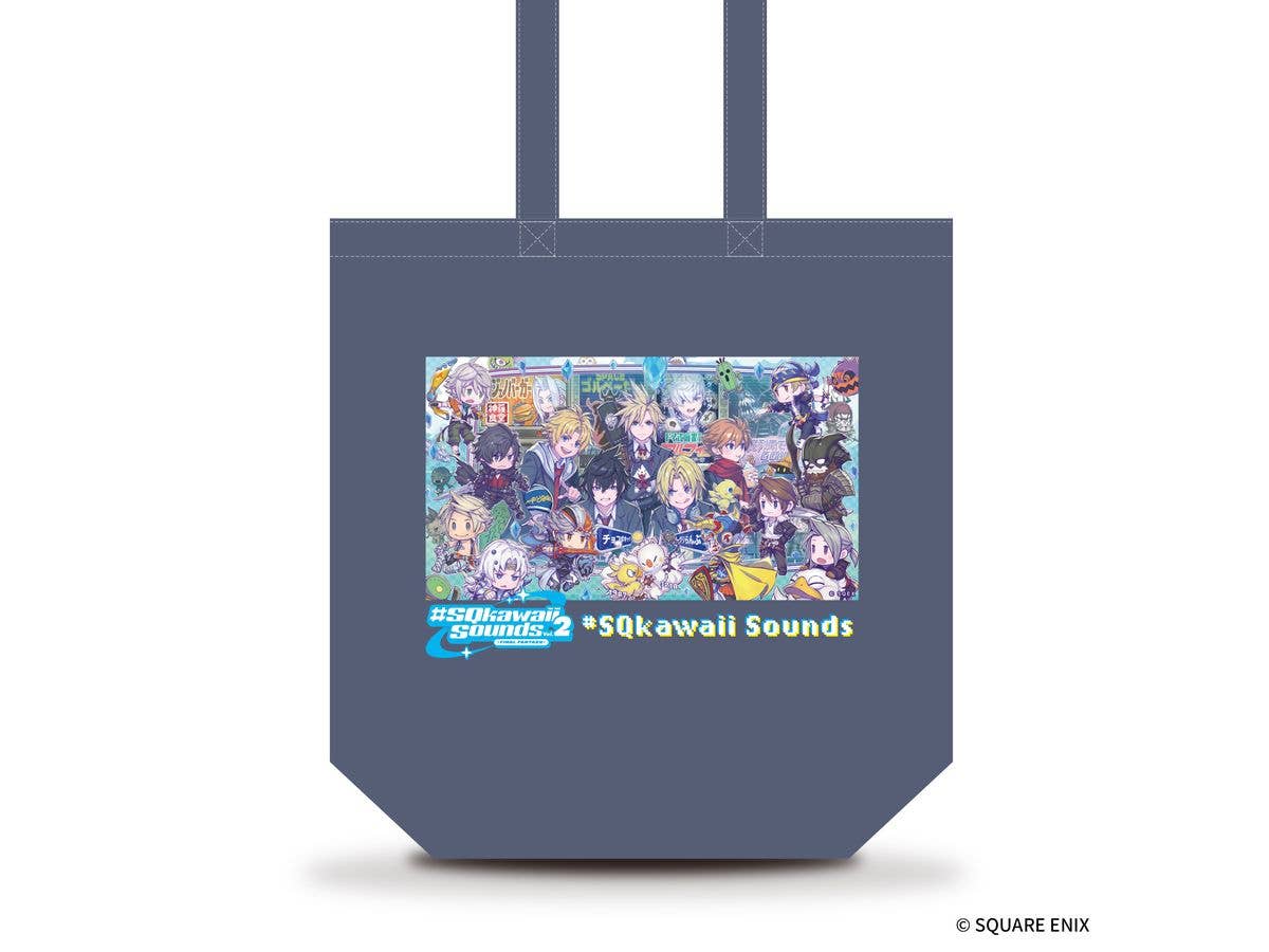 #SQkawaii Sounds -FINAL FANTASY- Vol. 2 Tote Bag Stone Blue