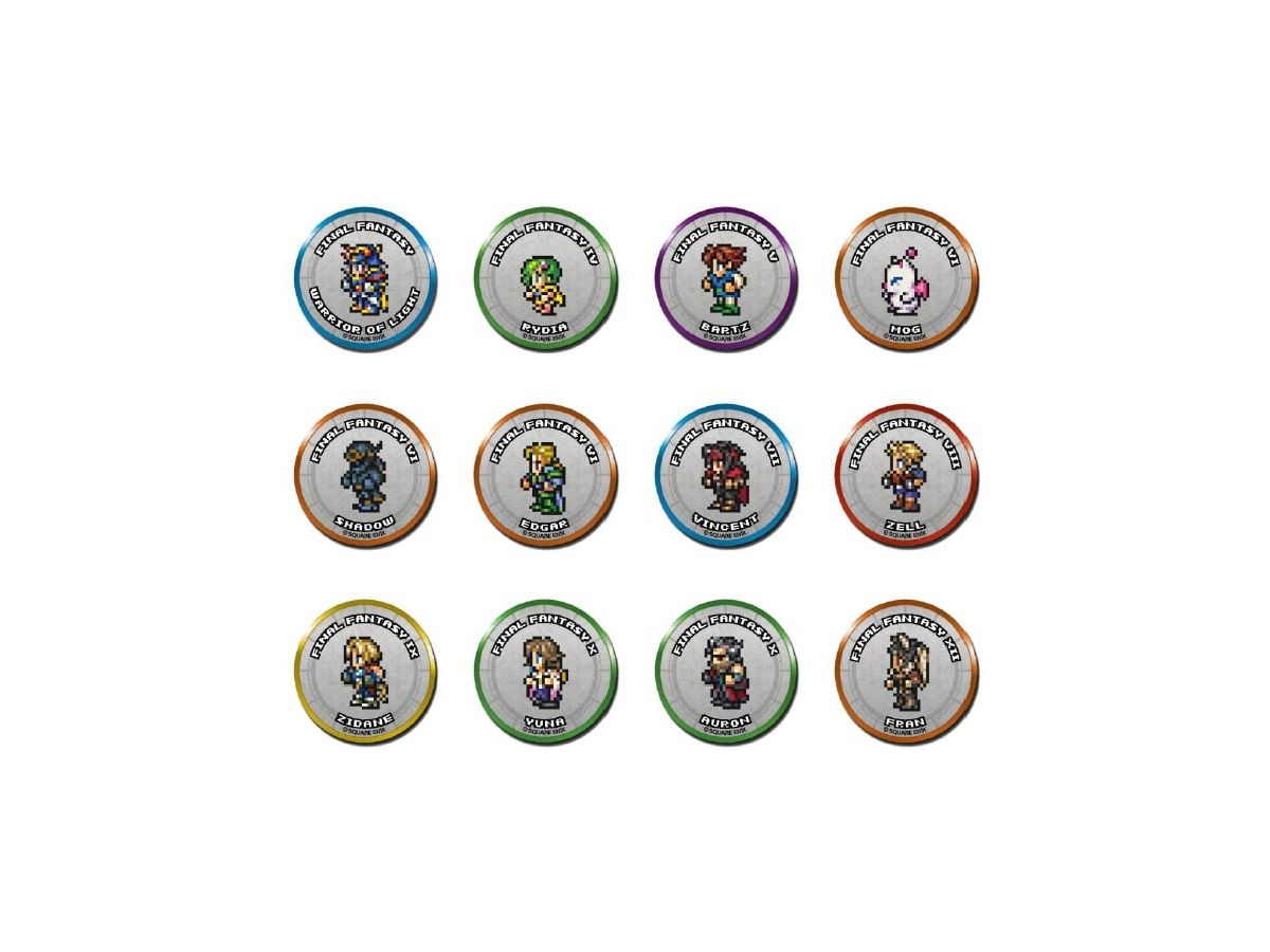 FINAL FANTASY Record Keeper Can Badge Collection vol.1 Capsule Products 1Box 12pcs