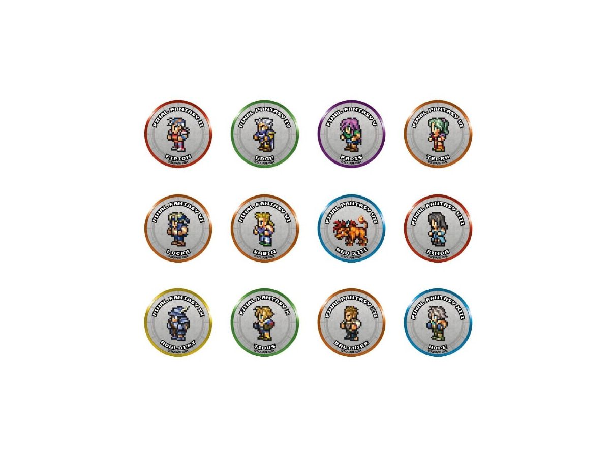 FINAL FANTASY Record Keeper Can Badge Collection vol.2 Capsule Products 1Box 12pcs