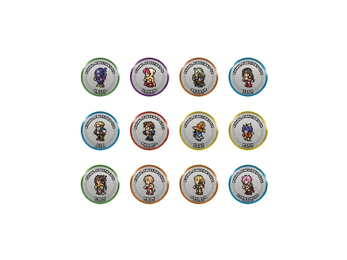 FINAL FANTASY Record Keeper Can Badge Collection vol.4 Capsule Products 1Box 12pcs