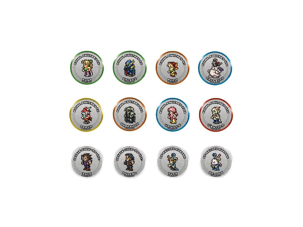 FINAL FANTASY Record Keeper Can Badge Collection vol.7 Capsule Products 1Box 12pcs