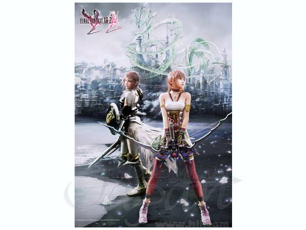 Final Fantasy Original Wall Scroll #7: Serah & Lightning