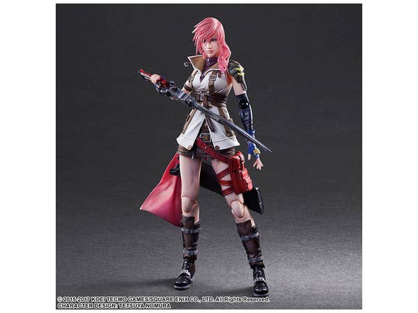 Dissidia Final Fantasy Play Arts Kai: Lightning PVC