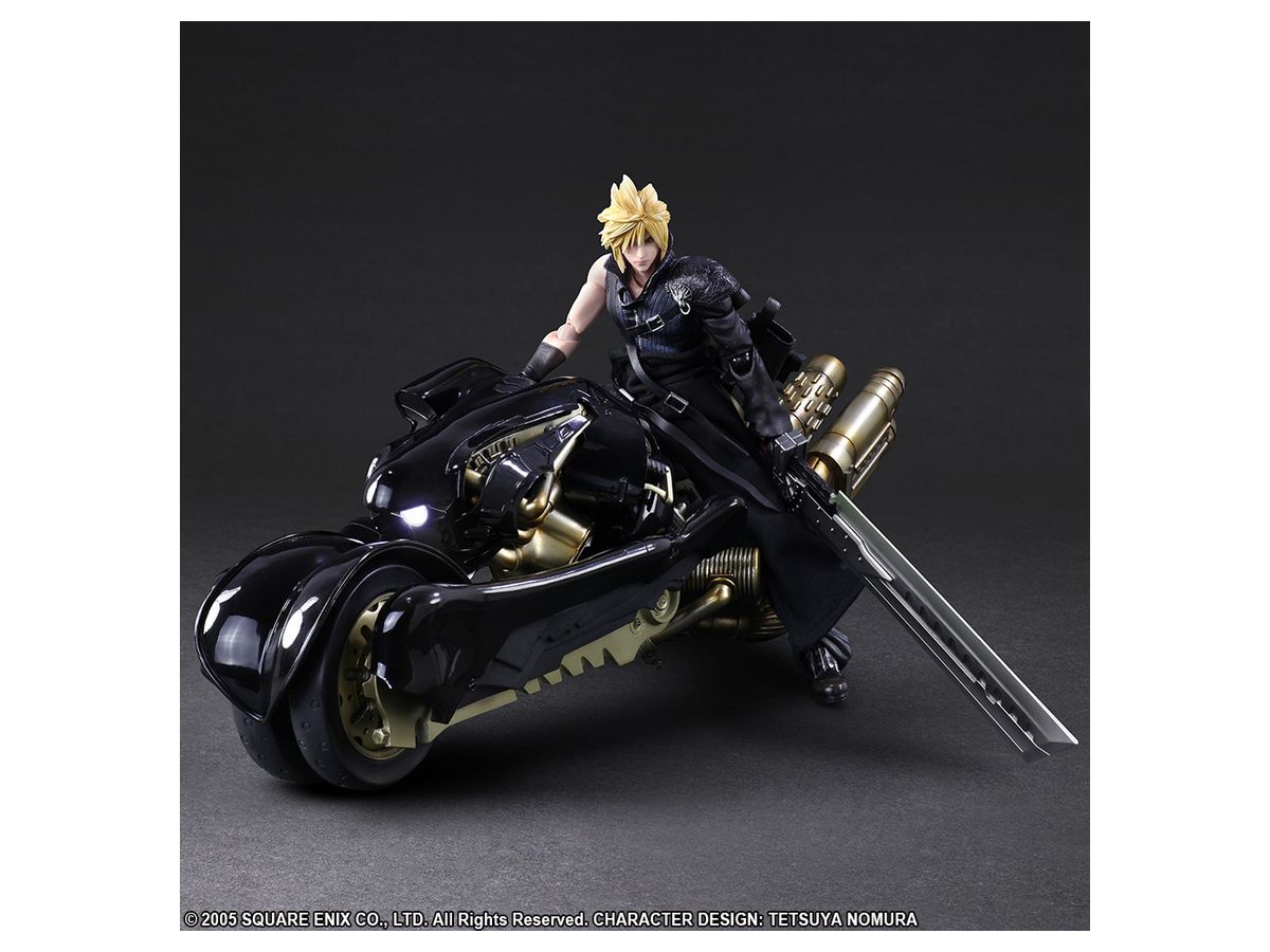 Final Fantasy VII Advent Children Play Arts Kai: Cloud & Fenrir Reissue