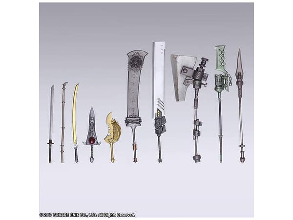NieR:Automata Bring Arts Trading Weapon Collection: 1Box (10pcs)