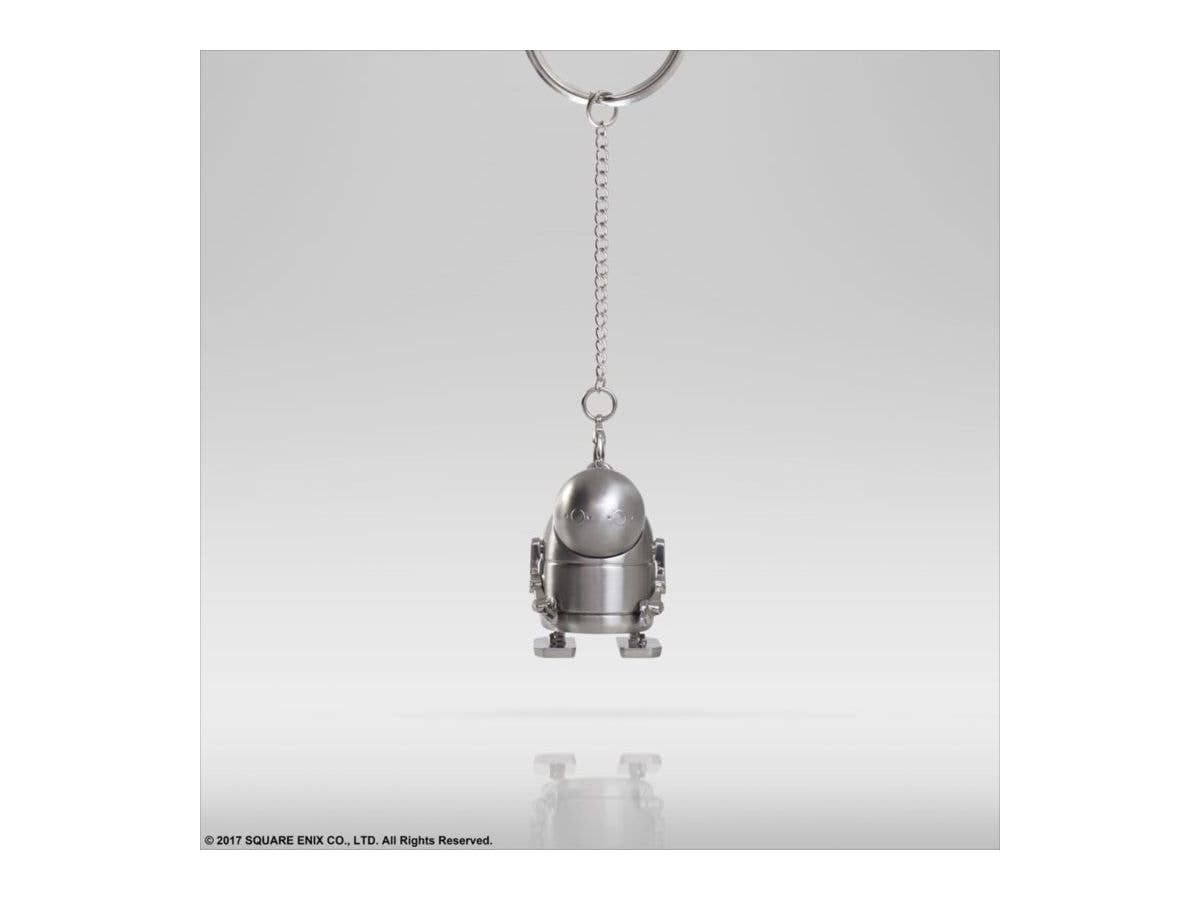 Nier: Automata: Metal Keychain Humanoid Machine
