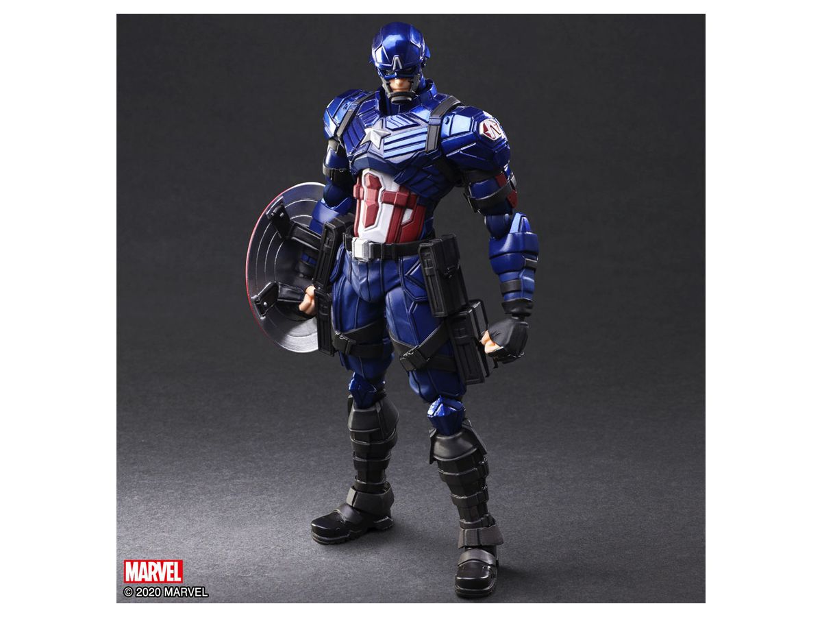 Marvel Universe Variant Bring Arts Designed By Tetsuya Nomura Captain America